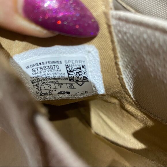 Sperry Vintage Women's Beige Gold Suede Bootie - Picture 5 of 7